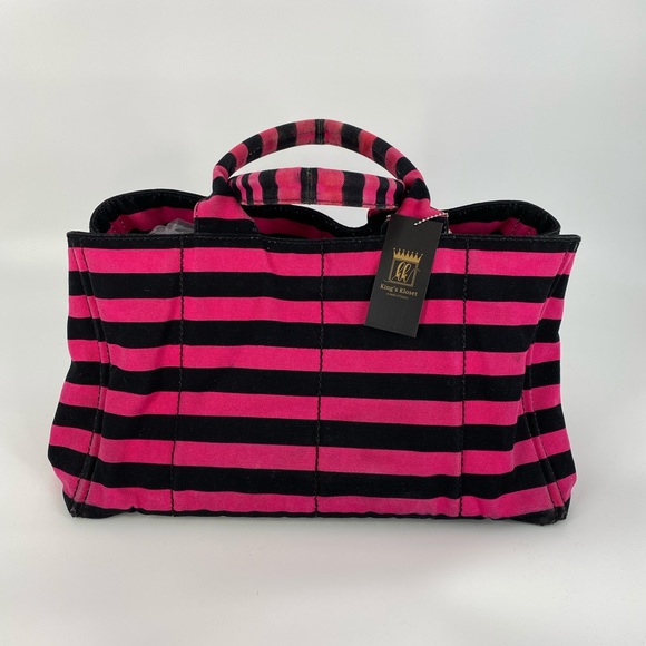 Prada Canapa Righe Stripped tote - Picture 5 of 13